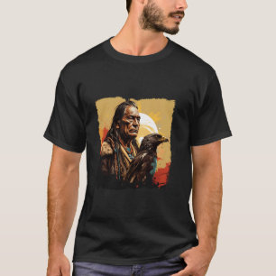 Camiseta Jefe indio americano USA indígena Cherokee