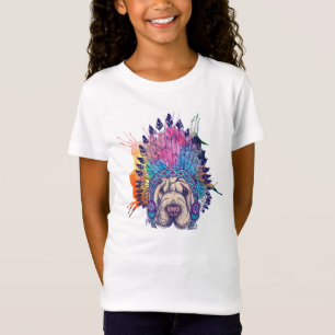 Camiseta Jefe indio del nativo americano de Sharpei
