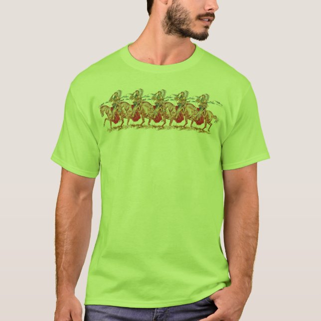 Camiseta Jefe indio japonés antiguo (Anverso)