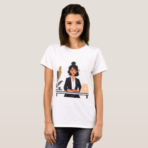 Camiseta Jefe Mujer CEO Ciudad Silueta Empowerme
