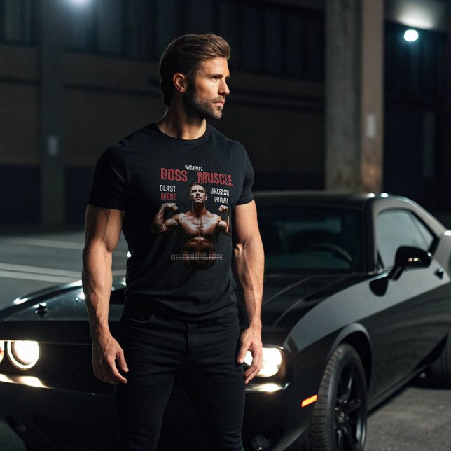 Camiseta Jefe Muscle Gym T-Shirt - Bodybuilding en modo de  (Subido por el creador)