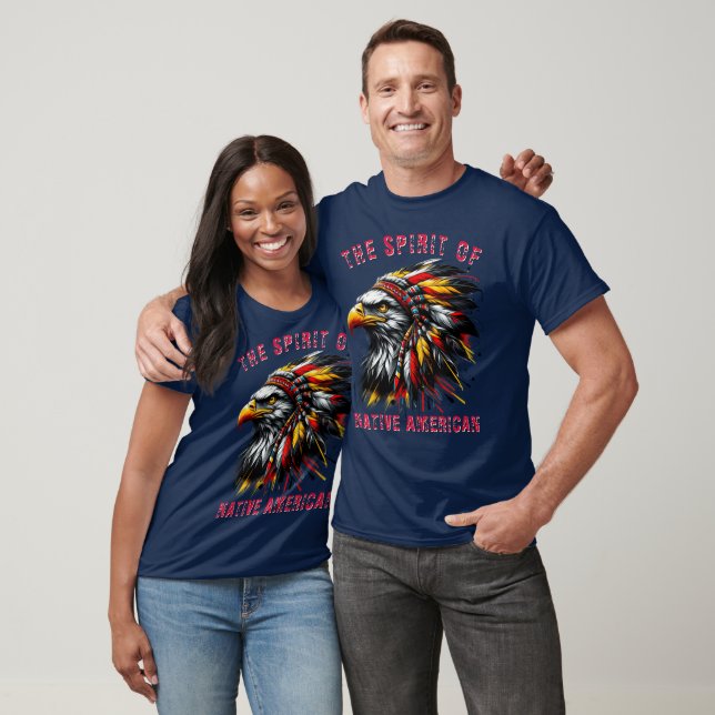 Camiseta Jefe nativo americano de águila (Unisexo)