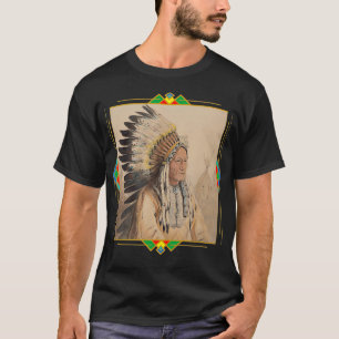 Camiseta Jefe nativo americano jefe Indians Warbonnets Jefe