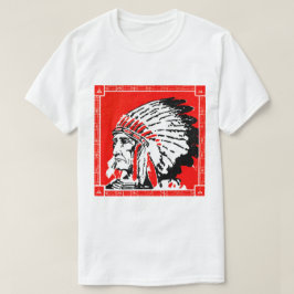 Camiseta Jefe Nativo Americano Vintage