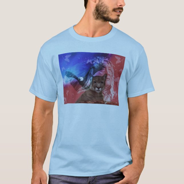 Camiseta Jefe nativo indio (Anverso)