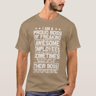 Camiseta Jefe Orgulloso Divertido Agradecimiento Empleado O