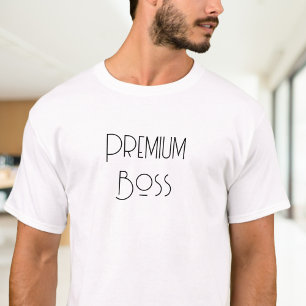 Camiseta Jefe Premium   Fuente multimillonaria exclusiva