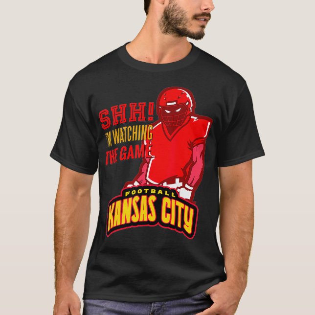 Camiseta Jefe Retro Siniestro de Kansas City KC BBQ Pajamas (Anverso)