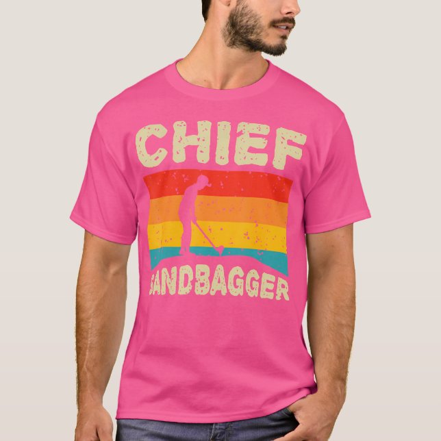 Camiseta Jefe Sandbagger Gag Golf (Anverso)