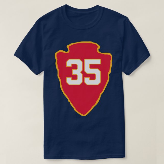 Camiseta Jefes de Kansas City Christian Okoye RB (Diseño del anverso)