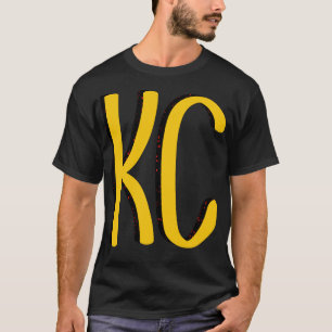 Camiseta Jefes rojos y amarillos de Kansas City KC Missouri