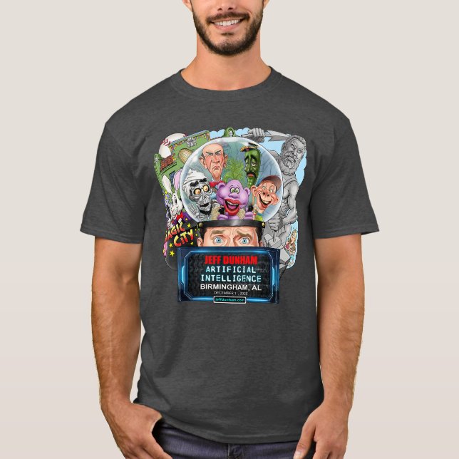 Camiseta Jeff Dunham Birmingham AL 2025 girl (Anverso)
