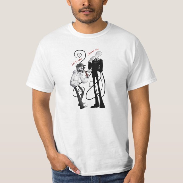 Camiseta Jeff el hombre delgado del asesino (Anverso)