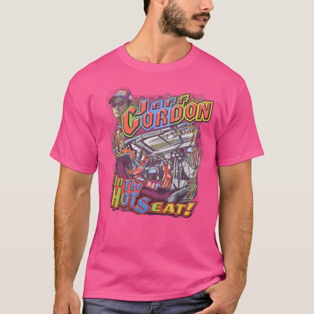 Camiseta Jeff Gordon En El Asiento Caliente (Anverso)