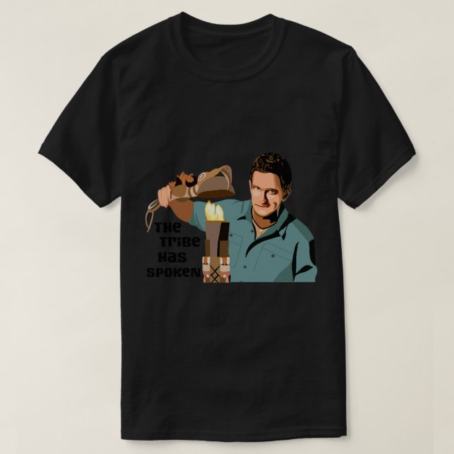 Camiseta Jeff Probst La Tribu Ha Hablado (Diseño del anverso)