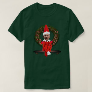 Camiseta Jeff Sessions como elfo Navidad