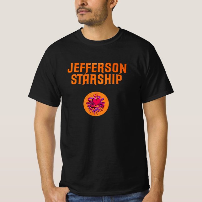 Camiseta Jefferson Airplane band, Jefferson Airplane merch, (Anverso)