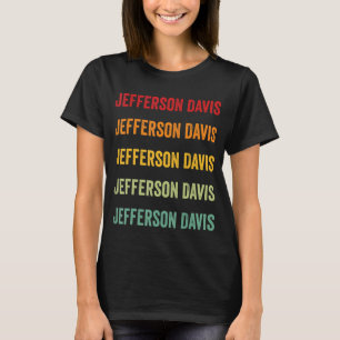 Camiseta Jefferson Davis County Mississippi Rainbow Text De
