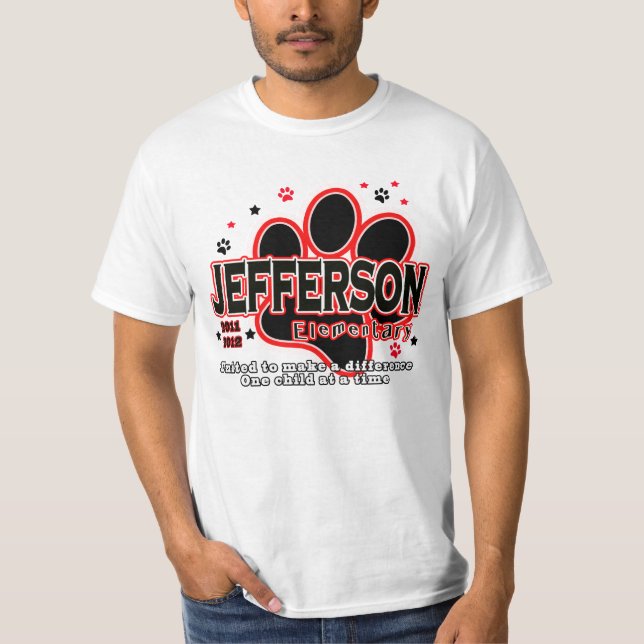 Camiseta Jefferson elemental (Anverso)