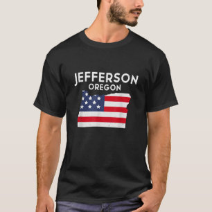 Camiseta Jefferson Oregon Estados Unidos de América Viajes 