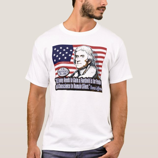 Camiseta Jefferson Tyranny Shirt (Anverso)