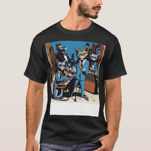 Camiseta Jeffy y The Alley Cats a Blues de las mamáes de lo