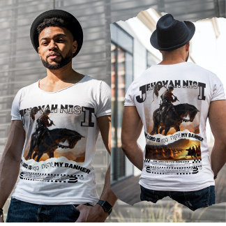 Camiseta Jehová Nisi: Dios es mi pancarta - cristiano moder