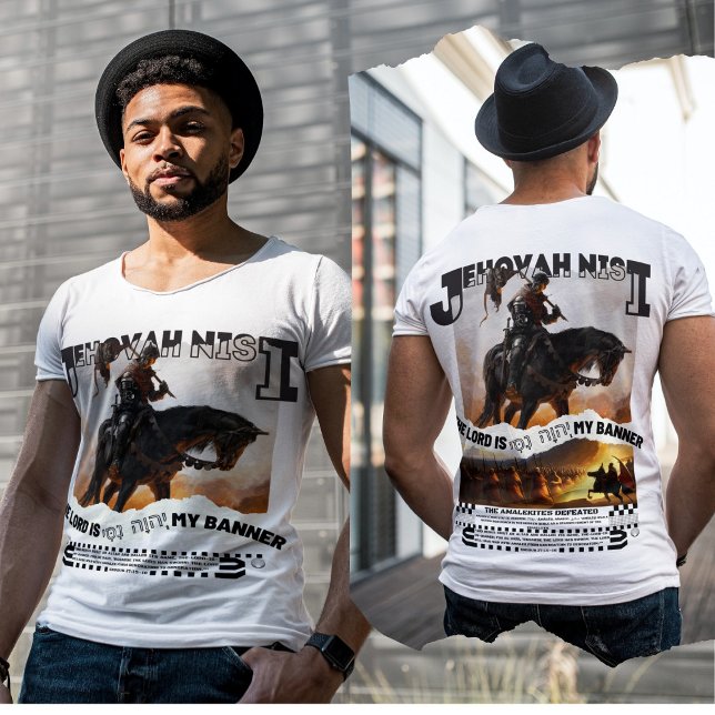 Camiseta Jehová Nisi: Dios es mi pancarta - cristiano moder (Subido por el creador)