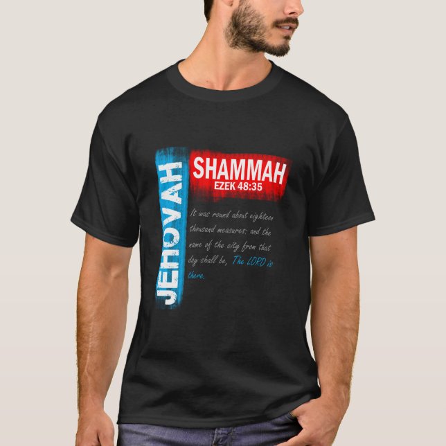Camiseta Jehová Shammah (Anverso)