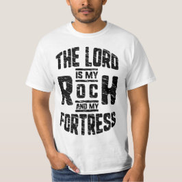 Camiseta JEHOVAH es mi Roca y mi Fortaleza Cristiana