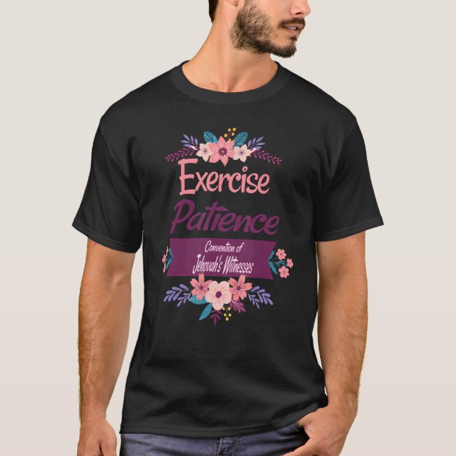 Camiseta Jehovahs Witness 2023 Convention Exercise Patience (Anverso)