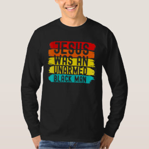Camiseta Jeisus Era Un Vintage Retro De Hombre Negro Desarm
