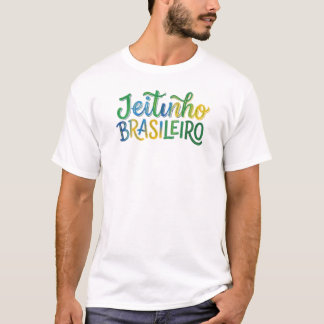 Camiseta Jeitinho Brasileiro - Estampa Colorida Br