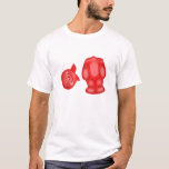 Camiseta Jelly Baby sin Cabeza<br><div class="desc">Ilustracion dulce de un delicioso bebe de gelatina de sabor rojo con la cabeza mordida. Imagen disponible en varios regalos y productos.</div>