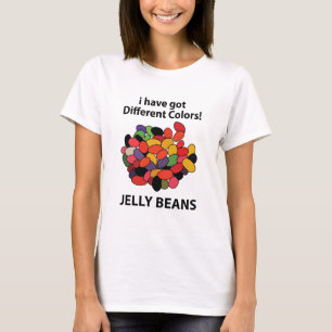 Camiseta Jelly Beans Coloridos Jelly Beans Divertidos