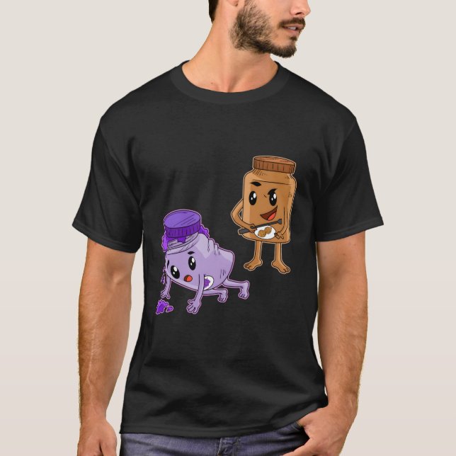 Camiseta Jelly de mantequilla de maní con mantequilla de ma (Anverso)