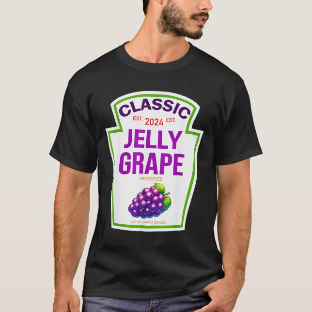 Camiseta Jelly Grape Halloween 2024 Costume Matching Group (Anverso)