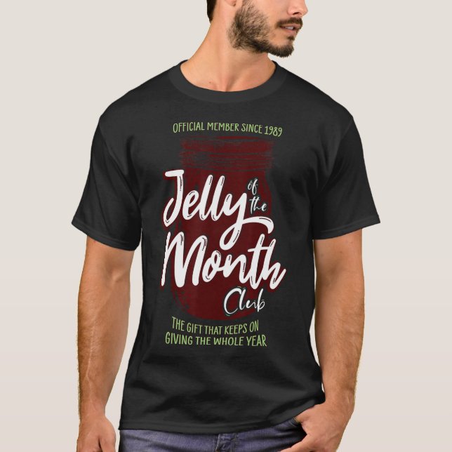 Camiseta Jelly Of Month Club Diversión Hombres Y Mujeres Ch (Anverso)