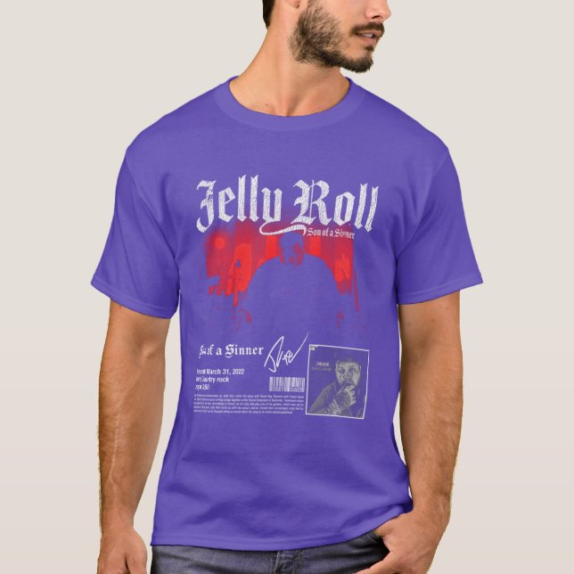 Camiseta Jelly Roll Vintage boy gift (Anverso)