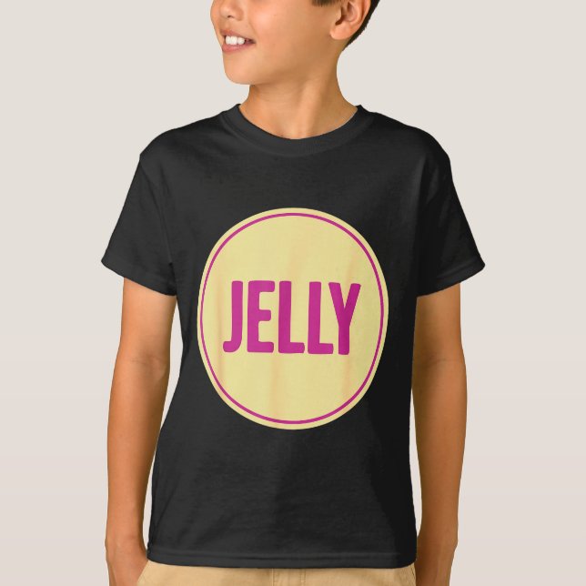 Camiseta Jelly Shirt Adult Men Women Kids Peanut Butter Cos (Anverso)