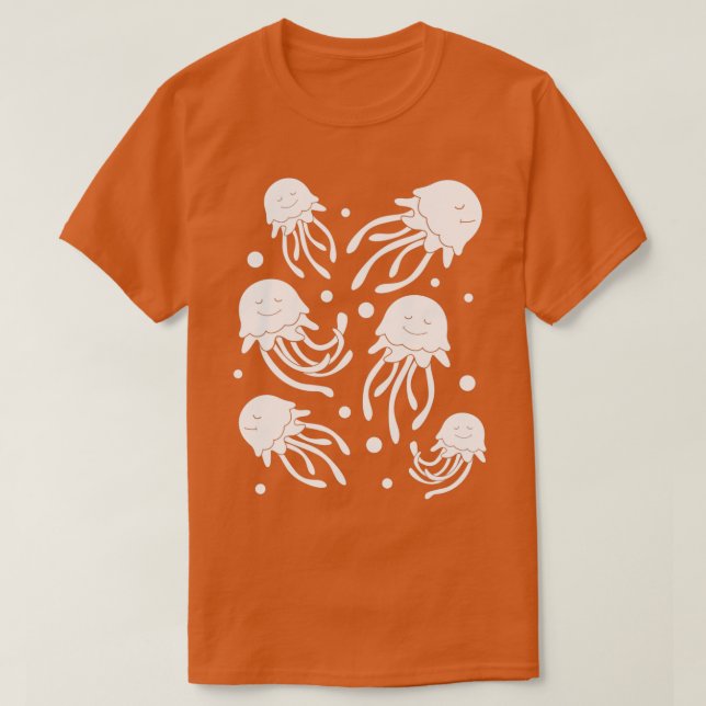 Camiseta Jellyfish Aquarium Jellyfishes Jelly Fish Happy Je (Diseño del anverso)