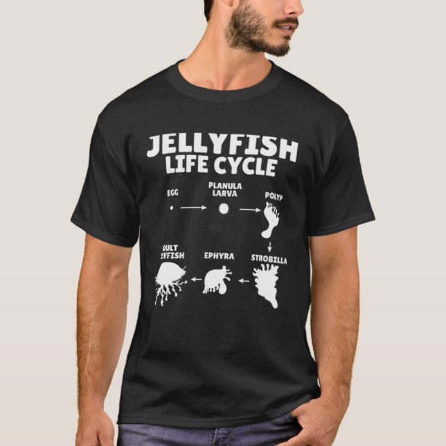Camiseta Jellyfish Biólogo marino Ocean Animals Jellyfi (Anverso)