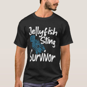 Camiseta Jellyfish Canto Survivor Criaturas del Mar Océano 