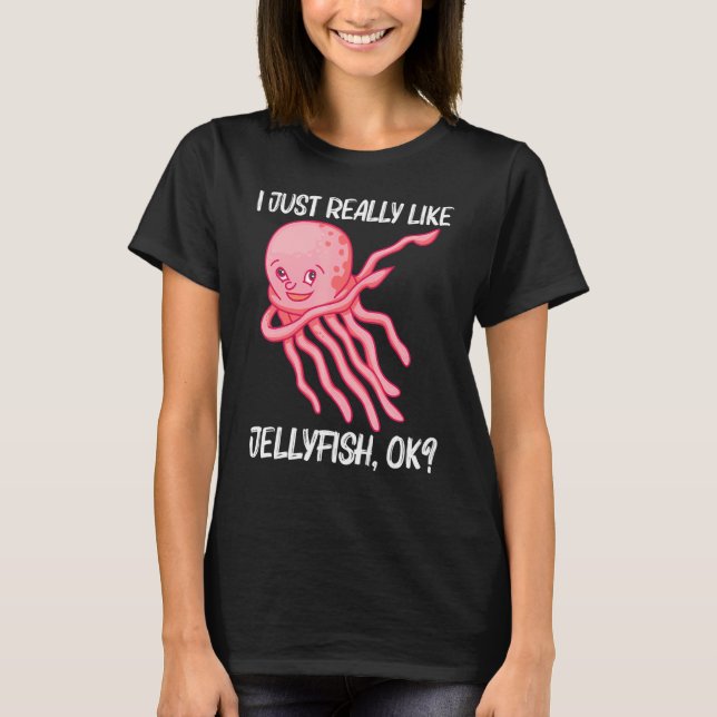 Camiseta Jellyfish Cutáneo Para Hombres Mujeres Jellyfish A (Anverso)