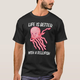 Camiseta Jellyfish Cutáneo Para Hombres Mujeres Jellyfish A