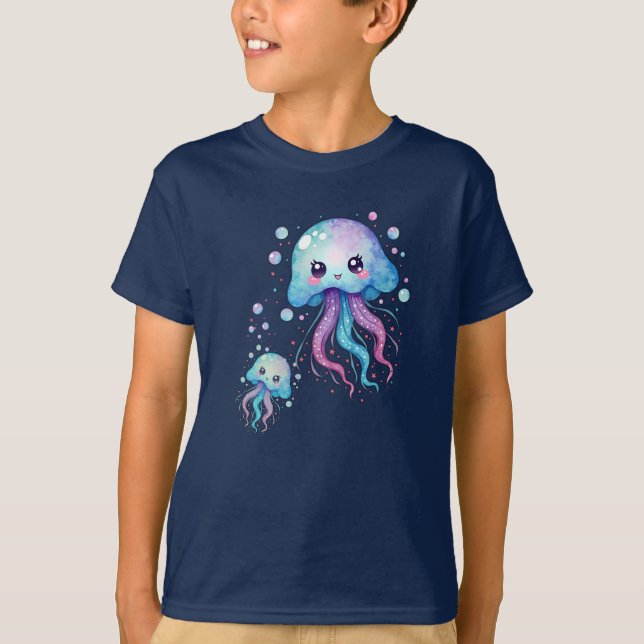 Camiseta Jellyfish Cute Kawaii (Anverso)