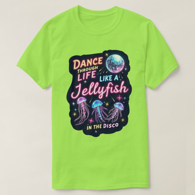 Camiseta Jellyfish Disco Dance T-Shirt (Diseño del anverso)