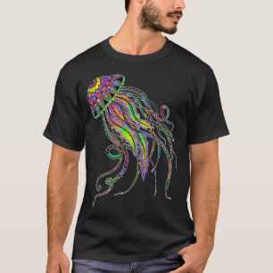 Camiseta Jellyfish eléctrico