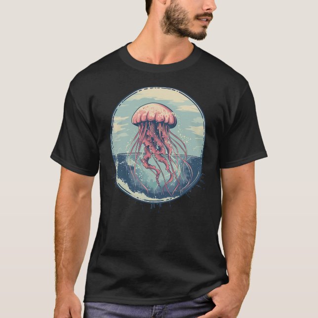 Camiseta Jellyfish Marine Mammal Sea Ocean Jellyfish Ocean  (Anverso)