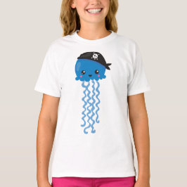 Camiseta Jellyfish pirata, medusa cuta, medusa pequeña